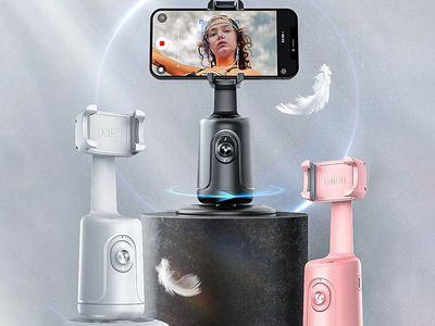 Battery Powered 360° Mobile Stand with Auto Face Tracking