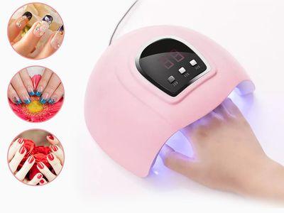 Smart Sensor Gel Nail Polish Dryer with 18 LED Lights and LCD Display for Improved Efficiency