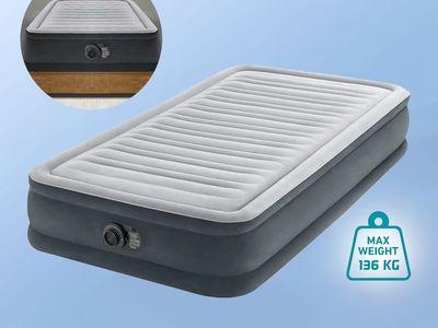 Intex Dura-Beam Deluxe AIR Bed Mattress Full Comfort Plush Mid-Rise Feels Soft and Elegant