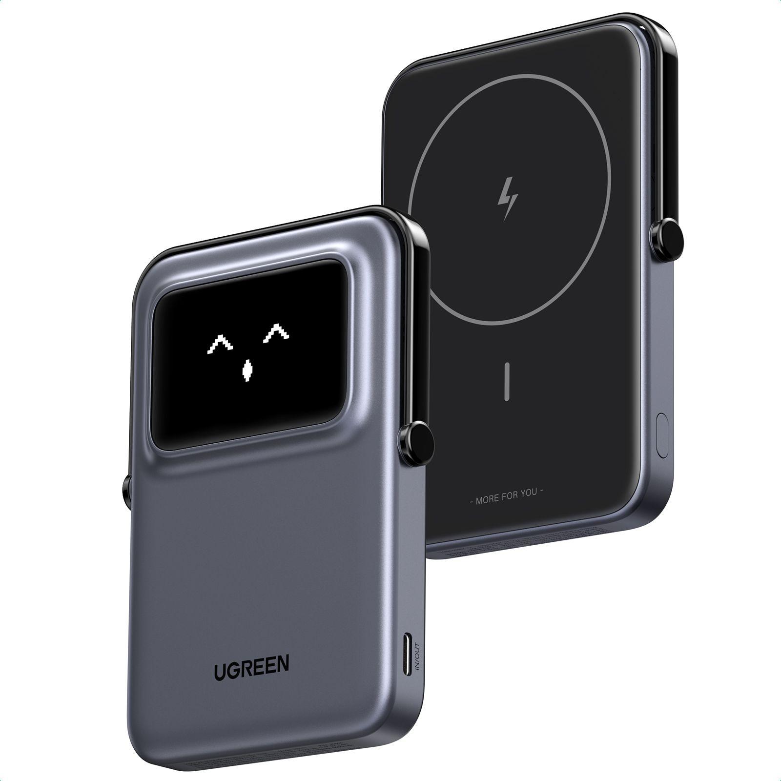  باور بانك لاسلكي مغناطيسي UGREEN Uno سعة 5000mAh – قدرة 7.5 واط