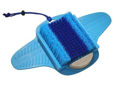 Fresh Feet- Foot Scrubber With Pumice Stone, Cleans, Smooths, Exfoliates & Massages your Feet