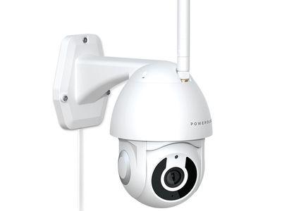 Powerology WiFi Smart Outdoor Camera 360 Horizontal and Vertical Movement