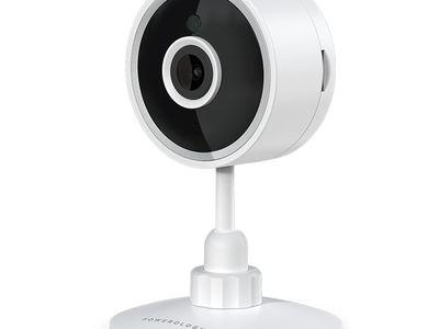 كاميرا Powerology Home Camera ذكية لاسلكية مع زاوية كاميرا عريضة 105°