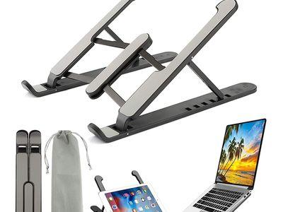 Portable Laptop Stand Foldable Adjustable Support Base Non-slip Notebook Holder