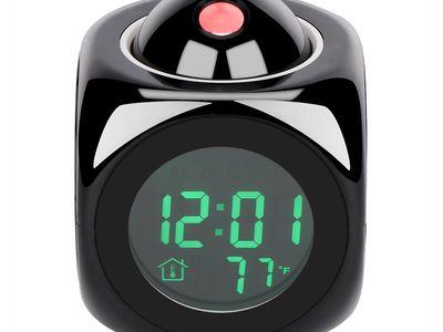 Multi-Function Projection Clock Led Colorful Backlight Electronic Alarm Clock