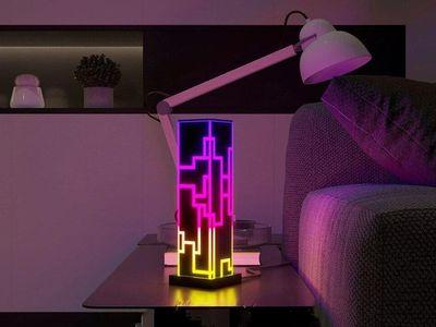 Galactica Table Lamp Night Light RGB Colorful Table Lamp + Remote