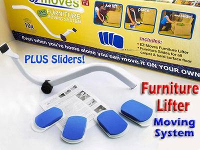 EZ Moves Furniture Moving System with Sliders to Move Heavy Furniture Quickly & Easily