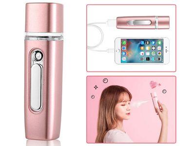 Rechargeable Electric Facial Steamer with Power Bank Function Nano Face Mist Sprayer