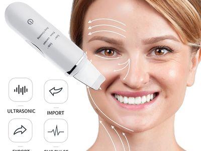 Ultrasonic Skin Scrubber EMS Peeling Shovel Facial Pore Cleaner Face Skin Scrubber Lift Machine