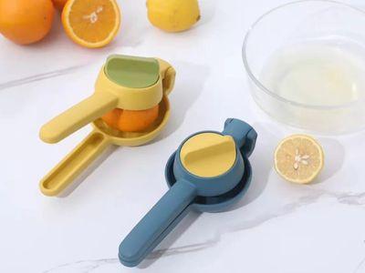 Handheld Lemon Squeezer Juicer Double Bowl Lemon Lime Squeezer Manual Orange Citrus Press Juicer