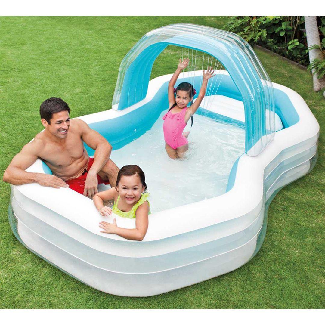 INTEX SWIM CENTER FAMILY CABANA POOL 