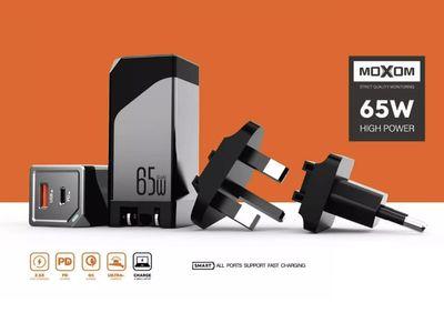 Moxom MX-HC53 PD 65W Power Type-C Port + QC USB Port Fast Charge Wall Charger