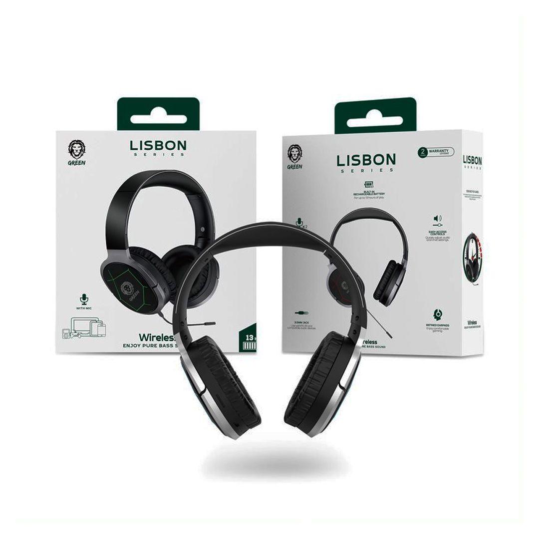سماعات رأس لاسلكية GREEN Lisbon Series مع ميكروفون 