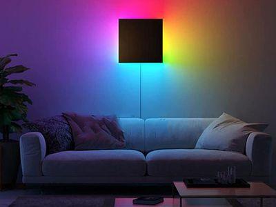 RGB Wall Lamp, Color Changing Ambient Lighting, Remote Control Atmosphere Wall Lamp