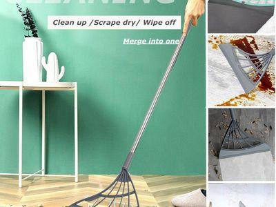 Multifunctional Magic Broom to Clean Floor Surface and Remove Dirt and Hair Household Silicone Mop