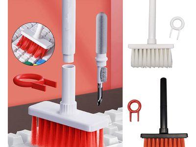 Keyboard Cleaning Brush 5 in 1 Deep Cleaning Multifunctional Wireless Earbuds Dust Remover Tool Kit