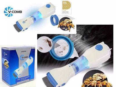 V- Comb Automatic Head Lice/ Dandruff Eliminator Vacuum Comb