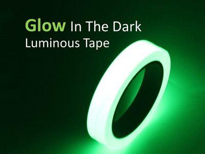 5M X 24Mm Luminous Radium Tape Sticker Removable Waterproof Glow In The Dark Tape