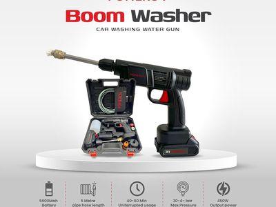 مسدس مياه لغسيل السيارات Powero+ Boom Washer عالي الضغط بقوة 450 واط