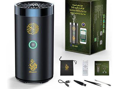 Portable Electronic Incense Burner with The Entire Holy Quran 2 in 1