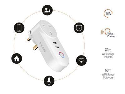 Porodo PD-WFPU2-WH Smart WiFi Plug Dual USB Charging Ports