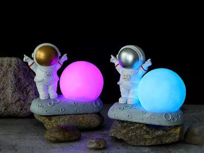 The RGB LED 3D Astronaut Light is ideal for use as a night light and decor in children's rooms