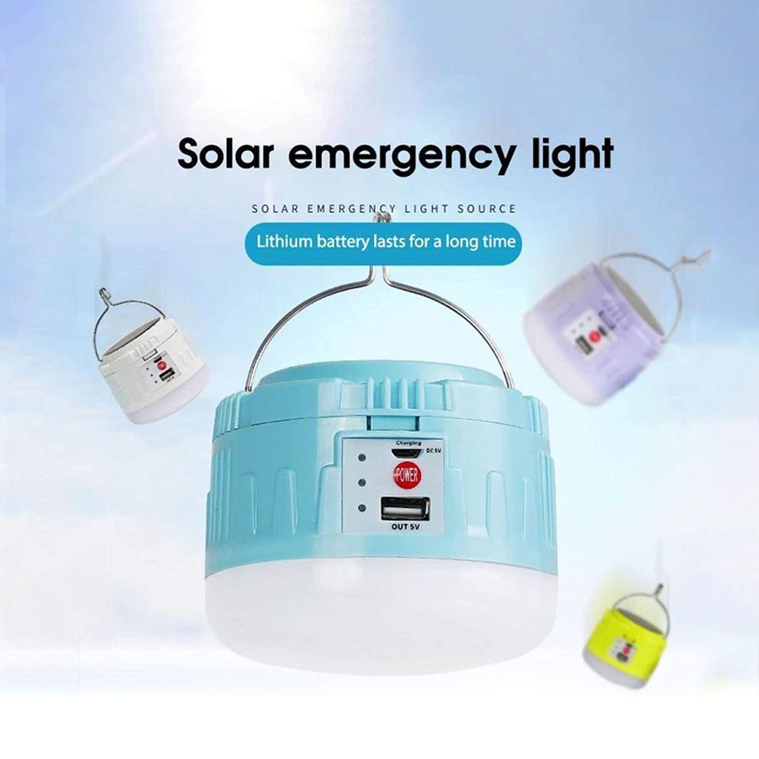 LED Camping Light USB Portable Solar Powered Solar Tent Lamp LED Emergency Light