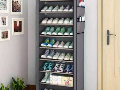 Multi-Functional 9 Tier Shoe Organizer and Shoe Rack Practical and Space-Saving