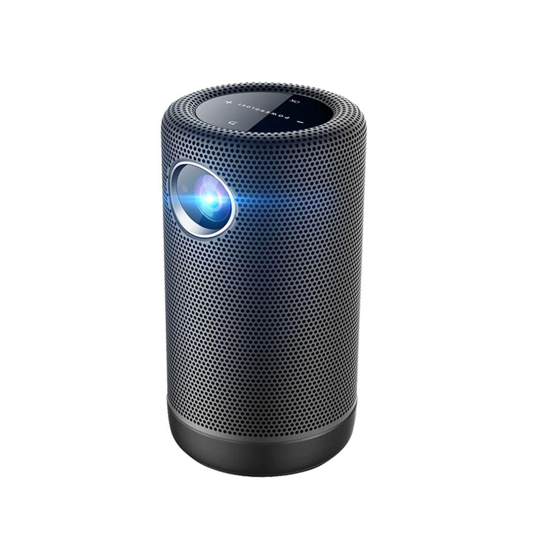 بروجيكتور Powerology Auto Focus Full HD مع نظام أندرويد ذكي مدمج ورؤية واضحة بدقة صورة تصل إلى 1080p HD بلوتوث يدعم العرض اللاسلكي