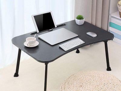 Lightweight and Portable Multi-Purpose Table with Phone Holder Made of High-Quality Materials Wear-Resistant and Non-Slip