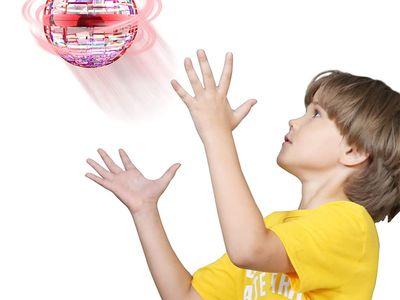 Mini Hand-Held Flying Spinner Ball with RGB LED Lighting Easy to Carry Completely Safe For Extra Fun