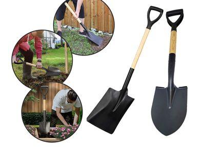 Heavy Duty Garden Shovel Made of Strong Durable Metal