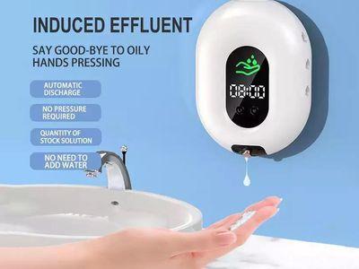 Automatic Sensor Wall-mounted Soap Dispenser No Need to Press Fast Liquid Discharge