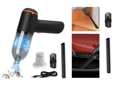 Cordless Mini Handheld Vacuum Cleaner 9000Pa Suction Power USB Rechargeable Washable HEPA Filter