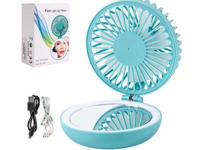 Fan Light Up Mirror with Fill-in Light - assorted colors