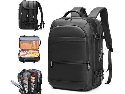 POSO PS-660 Large Expandable Waterproof Anti-Theft Backpack Bag With USB Charging Port