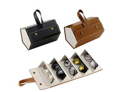 Versatile Foldable Eyeglasses Bag with Hanging Design, Easy to Carry and Suitable for Travel