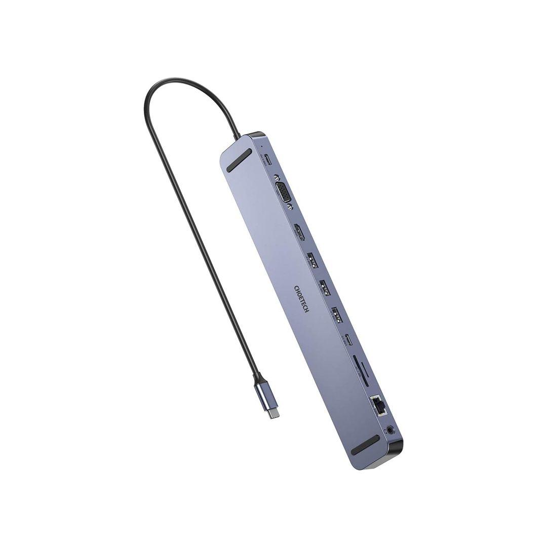 محول وموزع USB-C للاب توب متعدد المنافذ 11 في 1 