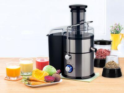 Sayona 4-in-1 Multifunctional Food Processor made of High-Quality Stainless Steel, with a Power of 800 W