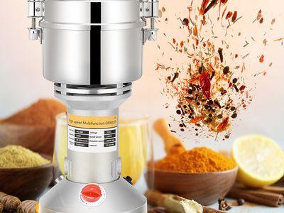 Electric Stainless Steel Grinder for All Kinds of Dried Foods with a Capacity of 150g and a High-Speed 850W 