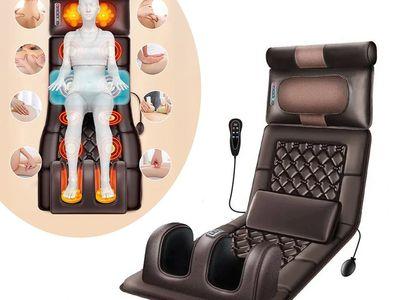 Full-Body Electric Massage Chair with Remote Control to Enjoy a Relaxing Massage Session in Your Own Home