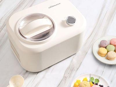 Homate 100W Fully Automatic Ice Cream Maker With Powerful Compressor