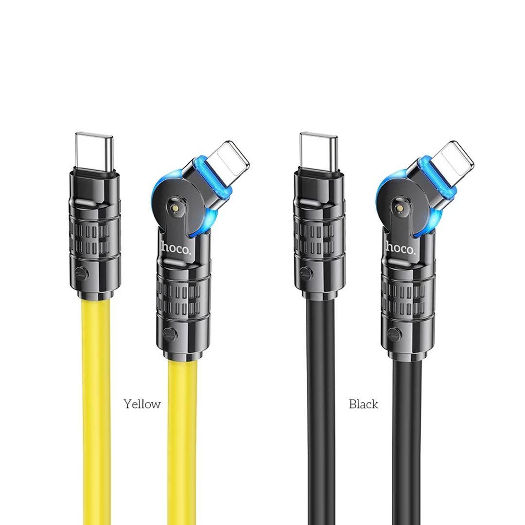 كيبل شحن ونقل البيانات HOCO U118 Type C to Lightning 
