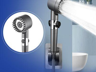 Multi-Purpose Shower Head with 4 Adjustment Modes With Built-in Filter