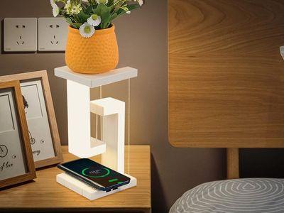 Table lamp and wireless charger 2 in 1 LED Night Light Rechargeable