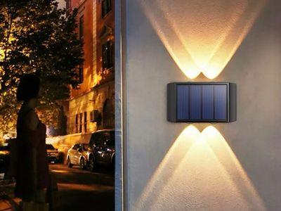 Waterproof LED Outdoor Solar Wall Light Up and Down Lighting for Your Garden