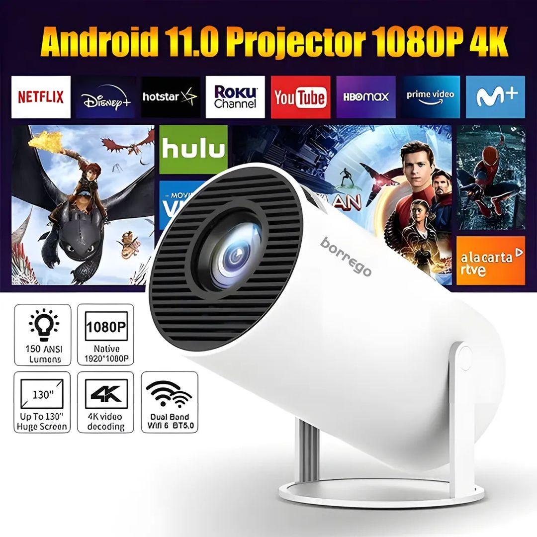 Full HD Projector Wifi + Android Spotlight Mini HD Projector