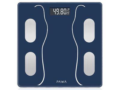 PAWA Smart Body Scale with Digital Display and Body Analysis App Holds up to 180kg Maximum