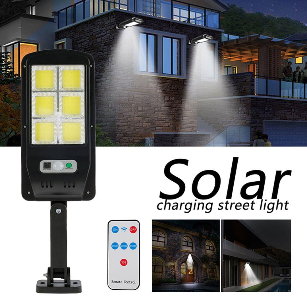 LED Wireless Solar Street Light Remote Control COB Solar Light