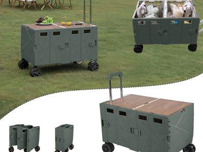 140L Folding Camping Trolley